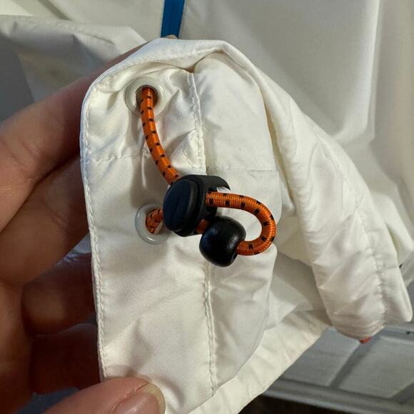 Save The Duck Rainy Jacket Lightweight Full Zip Hooded White Men’s Size Medium - Picture 7 of 12